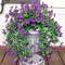 Artificial Faux Hanging Flowers Plants for Spring Outdoor Outside Decoration